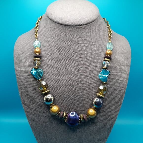 Ruby Road Multi-colored Bead Necklace, Single Strand, 24 Inches - Picture 14 of 14